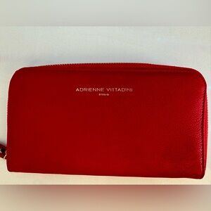 Adrienne Vittadini Clutch Wristlet Wallet, Vegan leather